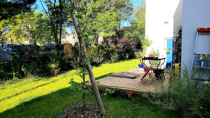Chambre Chez L'habitant Avec Jardin Et Parking - Gradignan