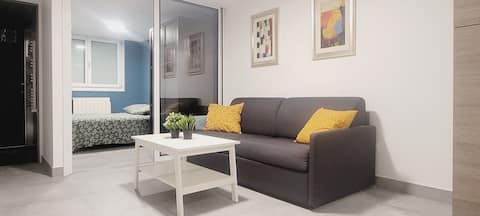 Pleasant T2 on the ground floor with terrace, near Paris
