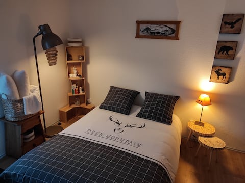 Top Airbnb: Haute-Savoie Mountains Studio in Bernex