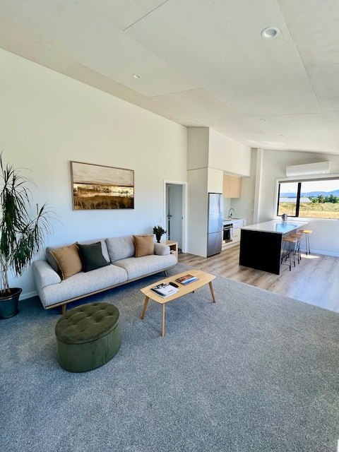 Modern spacious guesthouse with mountain views