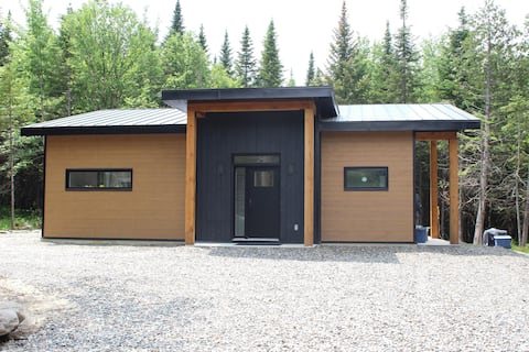 The chalet has a Smiley and Spa