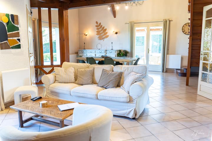 Maison De Campagne Avec Jacuzzi & Cheminée - Aire-sur-l'Adour