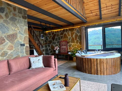 romantic country house with stunning views