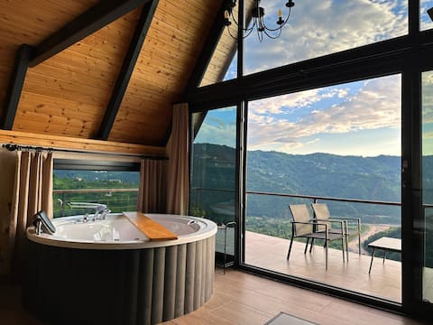 luxury country house with stunning views