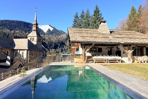 Cottage for 14 people ~ heated pool ~ panoramic view