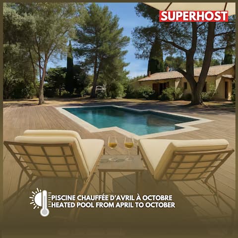 Quiet villa - Private pool - Wooded park