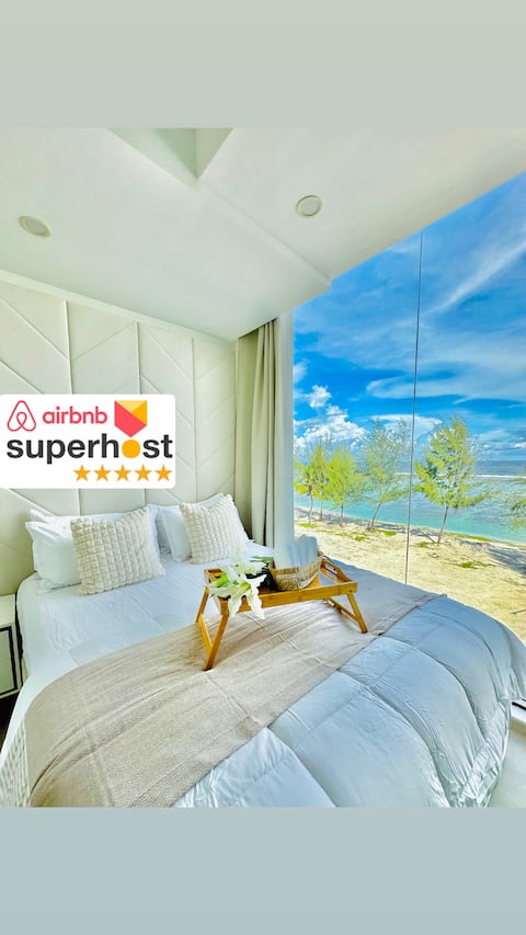 Lazzlla 1BR Spacious beachfront oceanview apartmnt