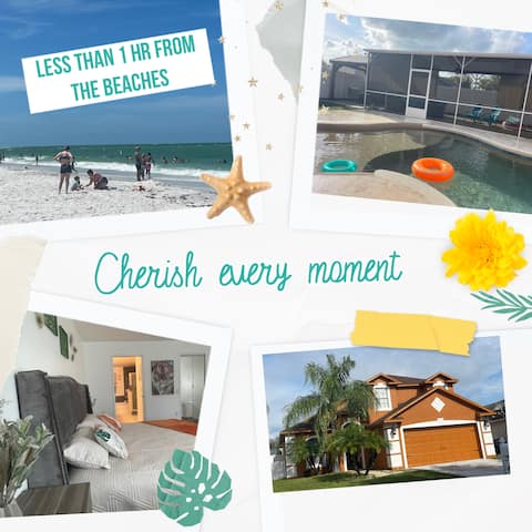 Private POOL, Lanai, Wi-fi, Work Space