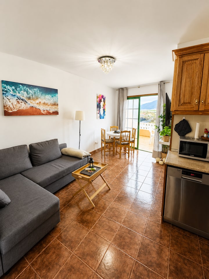 Penthouse Vues Mer Et Montagne Bruit Des Vagues - Los Silos