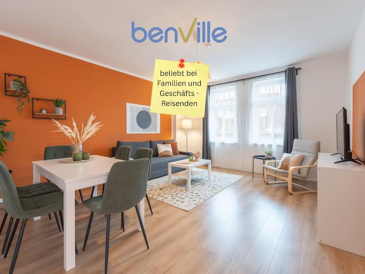 Benville flat for 6 people near Dresden & nature