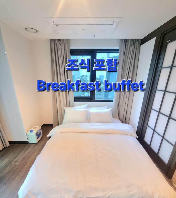 5-5 /351 서울 중심, 모던용산한옥, 무료 주차 & 조식, 넗은 속소 - 首爾