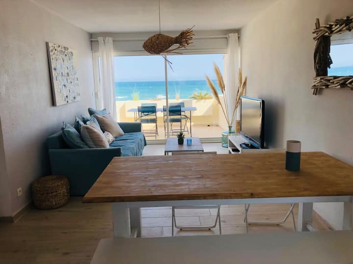 Esprit Bord De Mer 3 Pièces Climatisé Haut De - Frontignan
