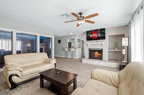 Chic Urban Home with Sunroom