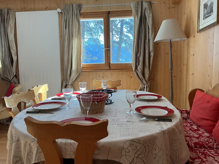 Chalet Avec Vue Imprenable Sur Les Alpes Crans - Crans-Montana