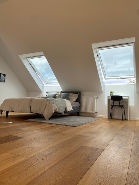 Modern apartment in suburbs of Cologne