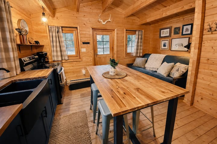 Little Bear Cabin- With Firepit & Mountain Views - Sunshine Valley, BC