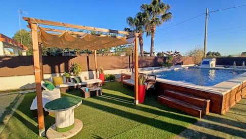 A villa surrounded by nature