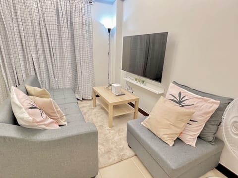 Relaxation Hub at The Atherton 1-BR Condo Unit