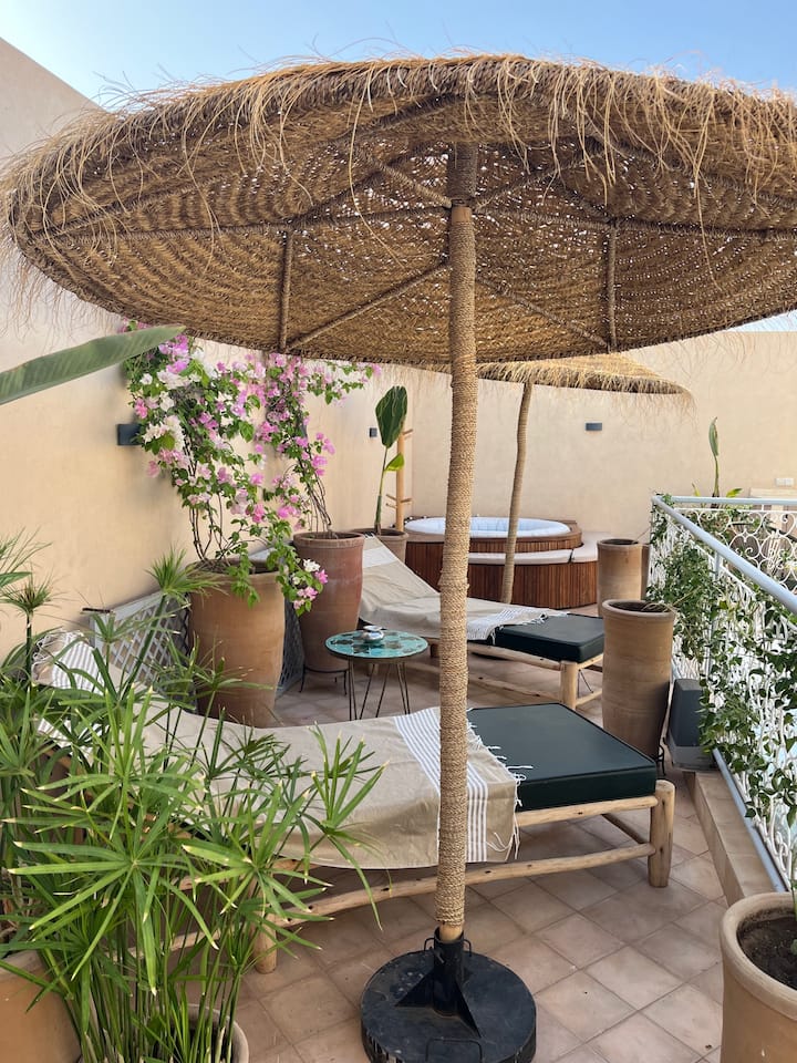 Riad Oïkos - Jacuzzi - Meilleure Localisation - Marrakech