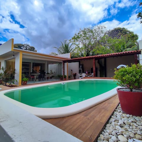 House with swimming pool 80 meters from Itapuama Beach