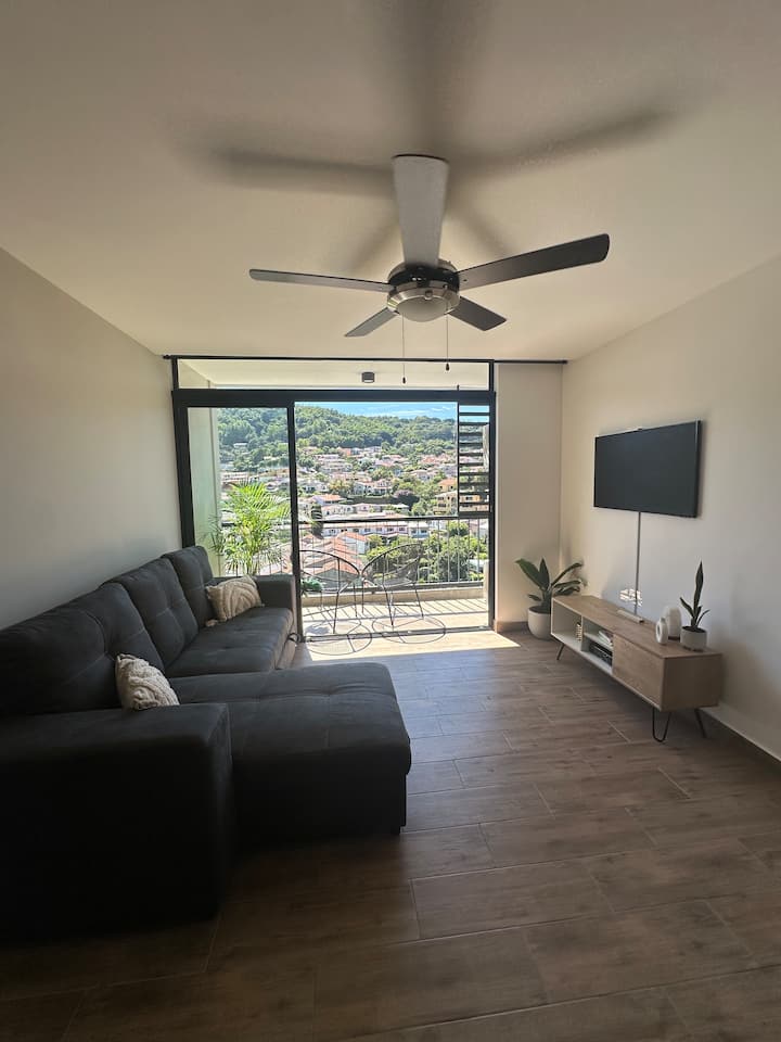 סלון עם ספה נפתחת