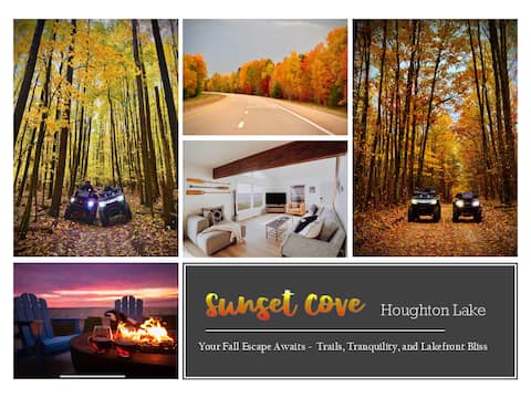 Lakefront retreat with spectacular sunsets