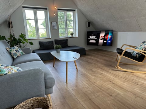 Newly built apartment in the countryside w/ spa.