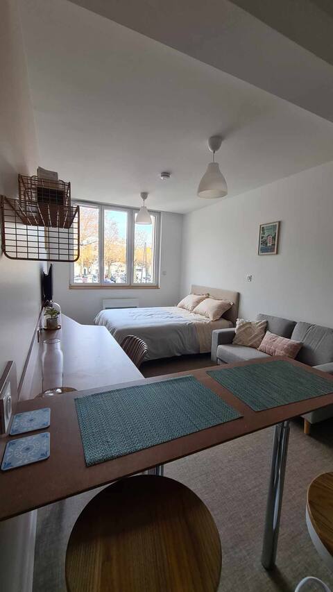 Popular Airbnb listing: Studio Flat 106 Bourges City Center in Bourges