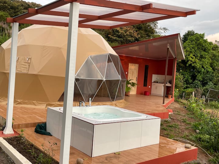 Domo Piedra Ángel. Dome houses for Rent in Zagala Nueva, Provincia de