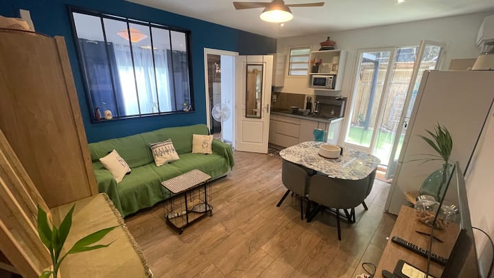 St Leu T2 Meublé 27 M² Ds Maison - Saint-Leu