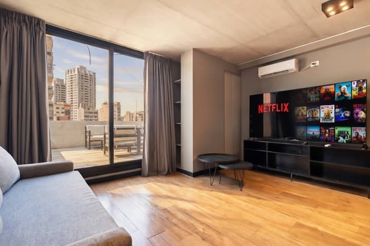 Lujoso Apartamento En Palermo Con Terraza - Buenos Aires