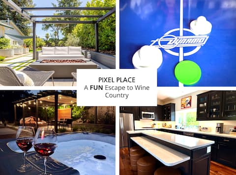 Pixel Place - A Private Arcade + Outdoor Sanctuary