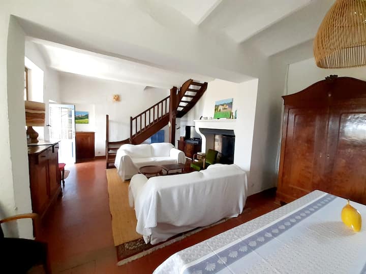 Maison De Village Avec Piscine - Barjac