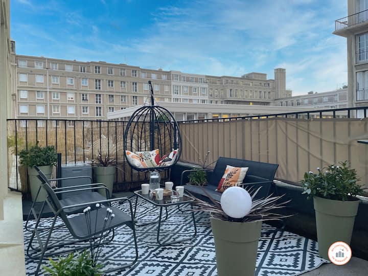 Bienvenue Au Chillou - Terrasse Et Parking - Le Havre