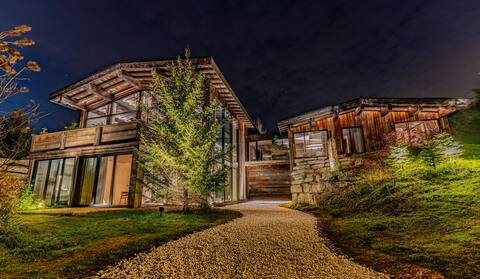 Black chalet