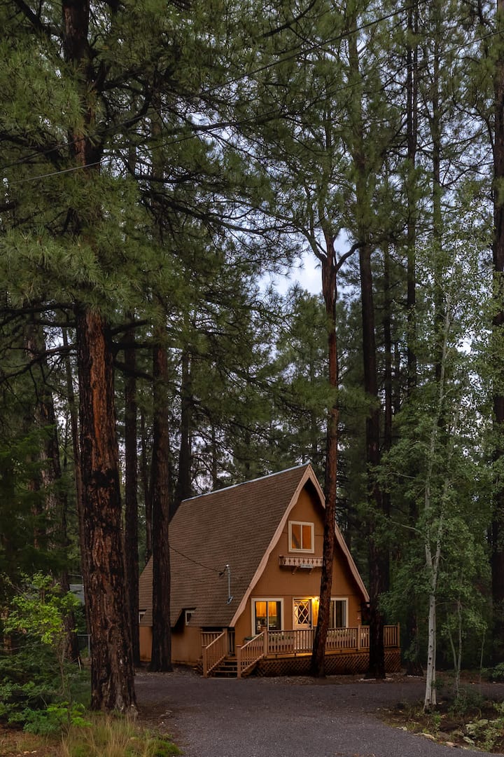 小物 ayame flagstaff Cozy A-Frame Cabin in Pines | Fast Wi-Fi & Views - Cabins for Rent
