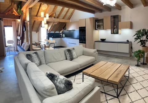 Top Airbnb: Beautiful apartment for 8 people. LUXURY 200 m from the slopes and baths à Le Monêtier Les Bains