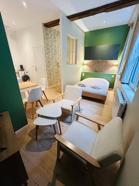 Top performing Airbnb: Little Rhonelle - Studio in city center in Valenciennes