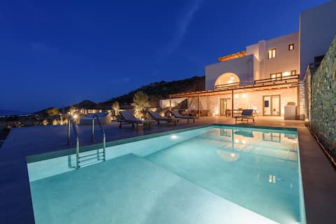 Elevated Villa with Panoramic Sea View