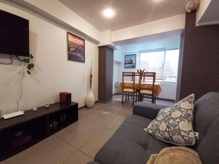 2d A Pasos De Metro & Costanera Center | Wifi | Ac - Cordillera