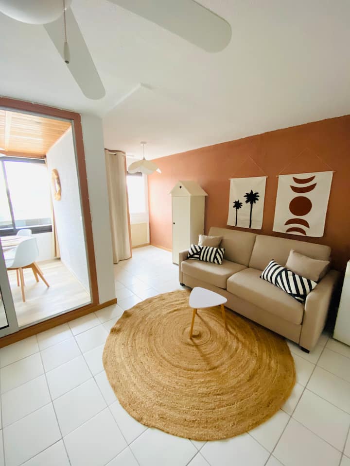 The Palm - Joli Appartement En Front De Mer - Leucate
