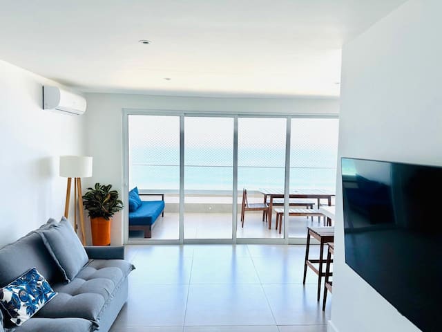 Aconchego à beira mar – vista deslumbrante