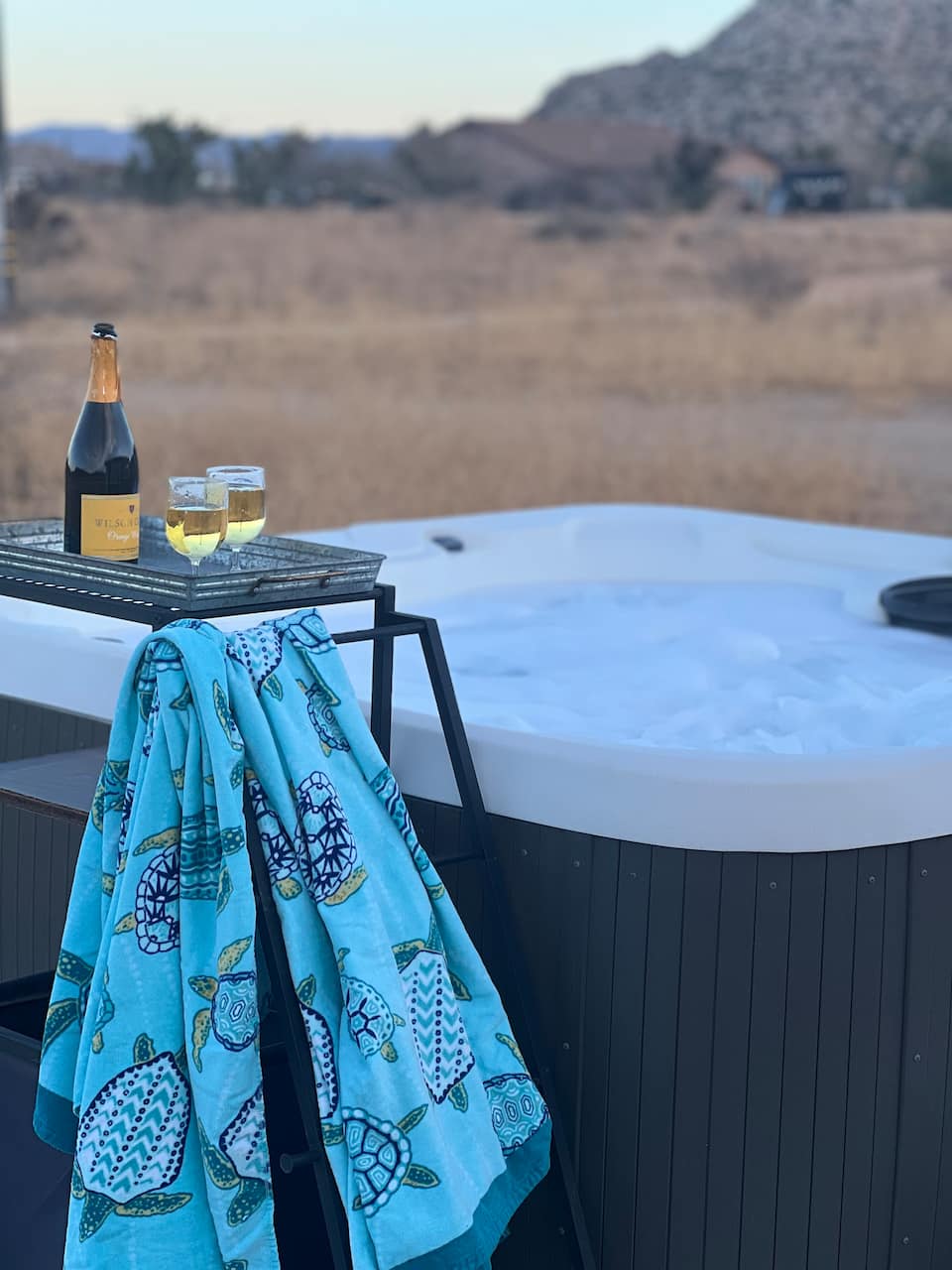 Comfortable living room with fireplace