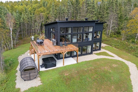 Le Versant Sud 7: Hot Tub, Sauna with River Views