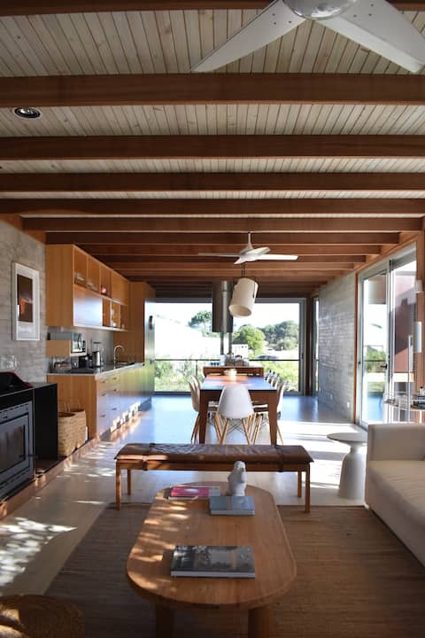 Popular Airbnb listing: Designer house - Private neighborhood between forest and sea in Aiguá