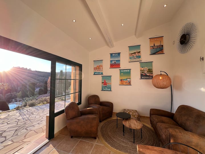 Luxury House For 4 People, 30 Min From The Riviera - Fayence