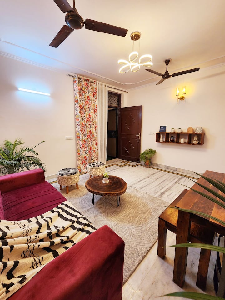 Cozy 2 Bedroom Apartment - Delhi, Hindistan