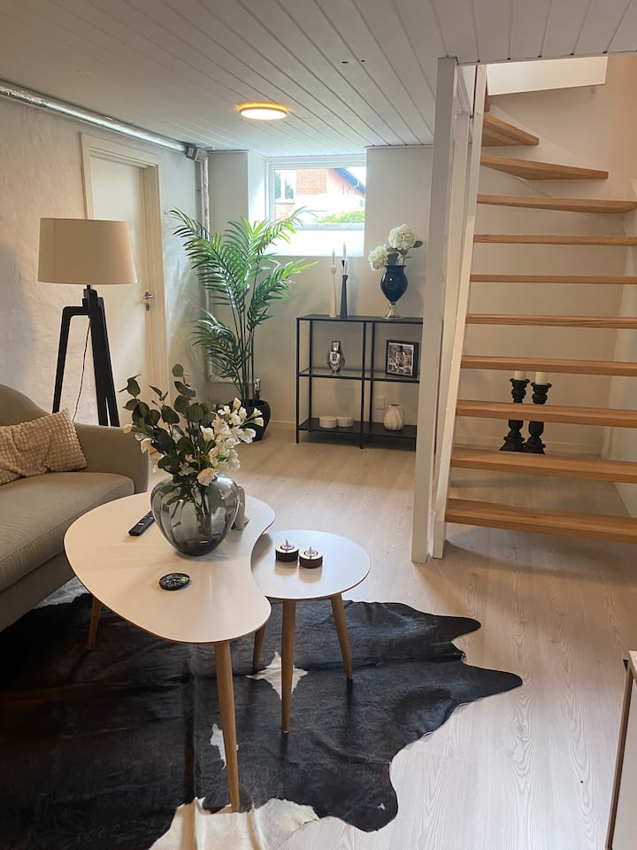 Всекидневна с 2 места за спане и диван и телевизор