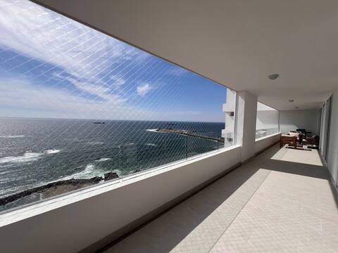 Beach front apartment