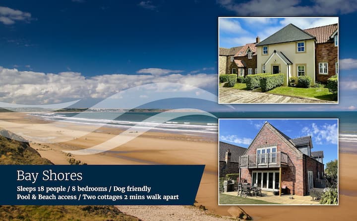 Bay Shores - Sleeps 16 - Pool And Beach Access - Filey